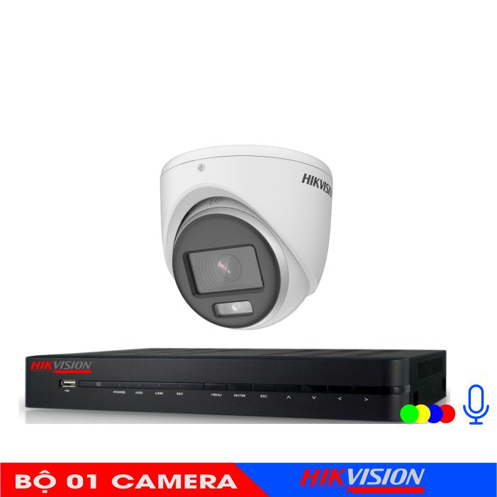 Bộ 1 mắt camera giám sát Hikvision