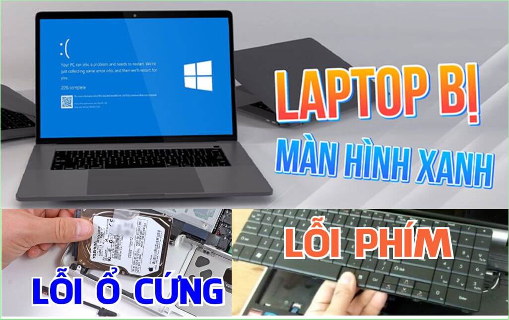 Laptop bị lỗi màn hình xanh