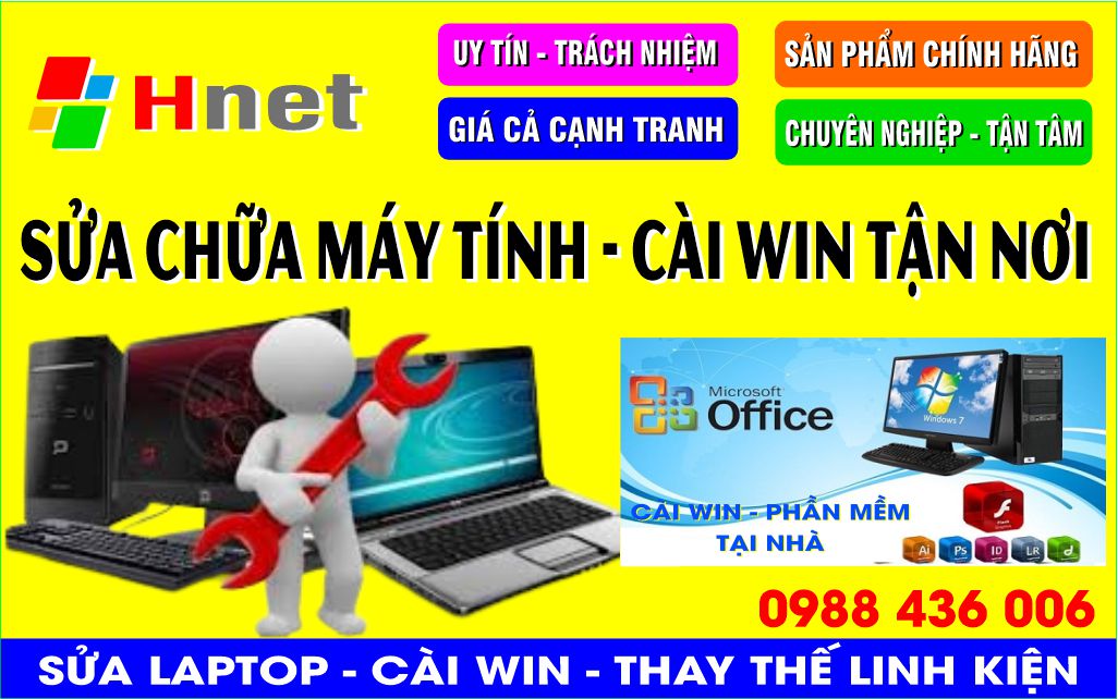 Dịch vụ cài win, sửa chữa máy tính tại nhà ở Hà Nội chuyên nghiệp, chất lượng, giá rẻ