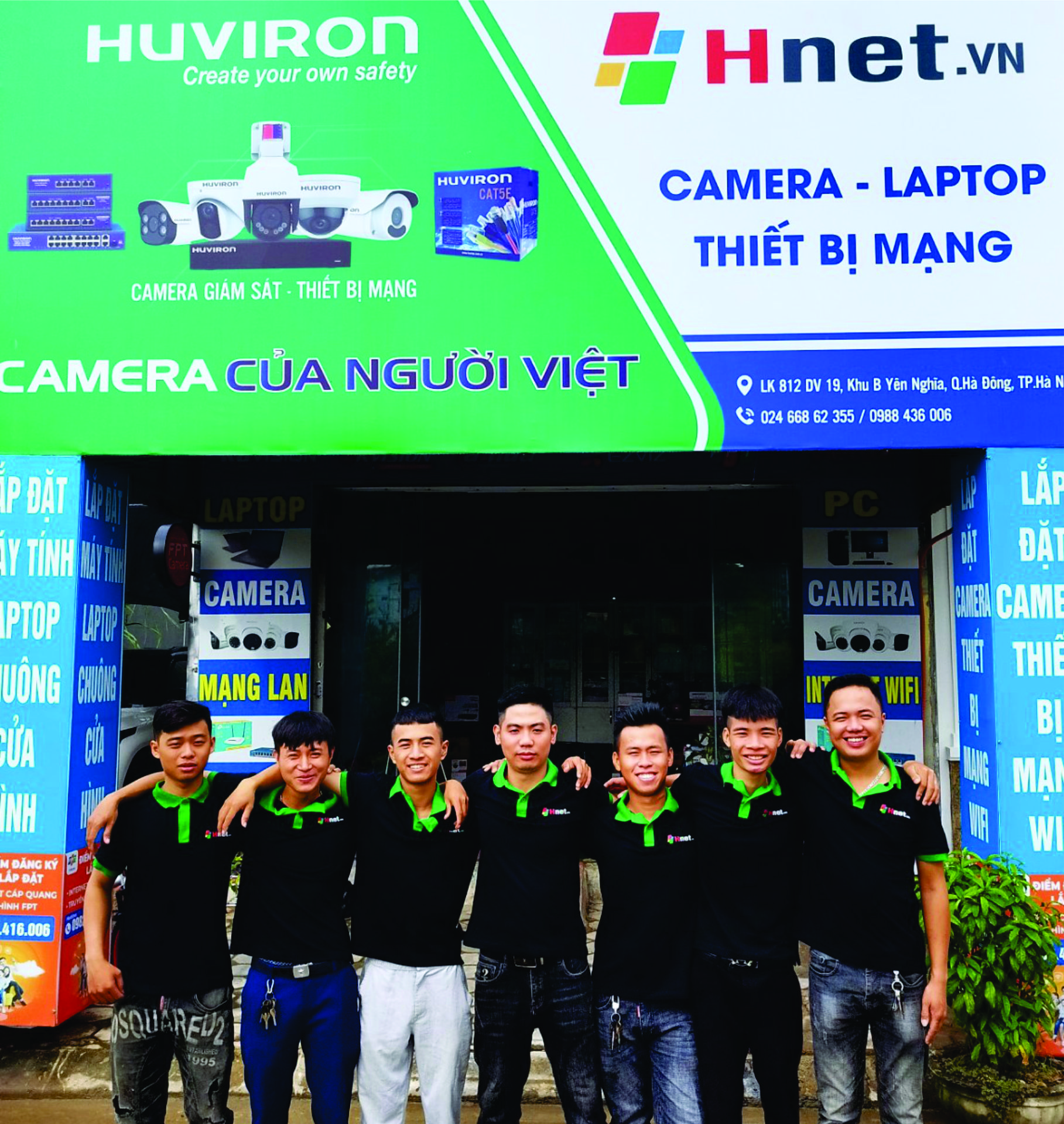 Đội ngũ nhân viên kỹ thuật Hnet