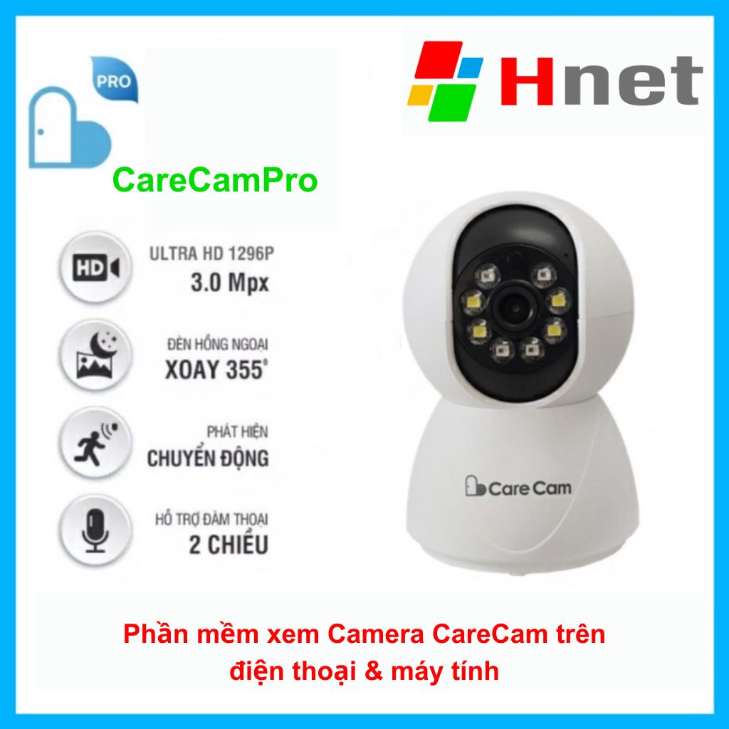 Giới thiệu phần mềm xem Camera CareCam - CarecamPro