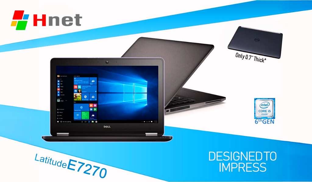 Thiết kế của Laptop Dell Latitude E7270 Core i5