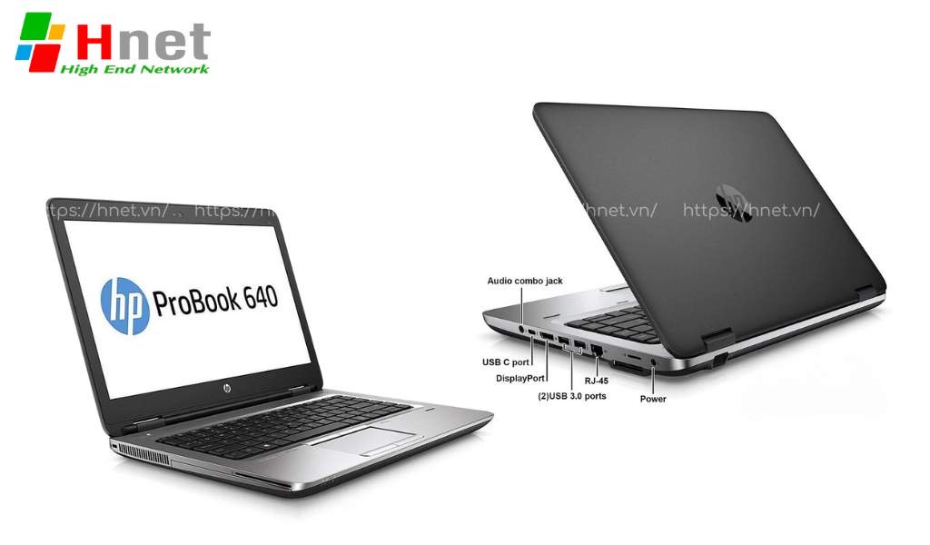 Các cổng kết nối của Laptop HP 640 G3 i5