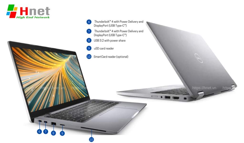 Cổng kết nối trên Dell Latitude 5320 Core i5