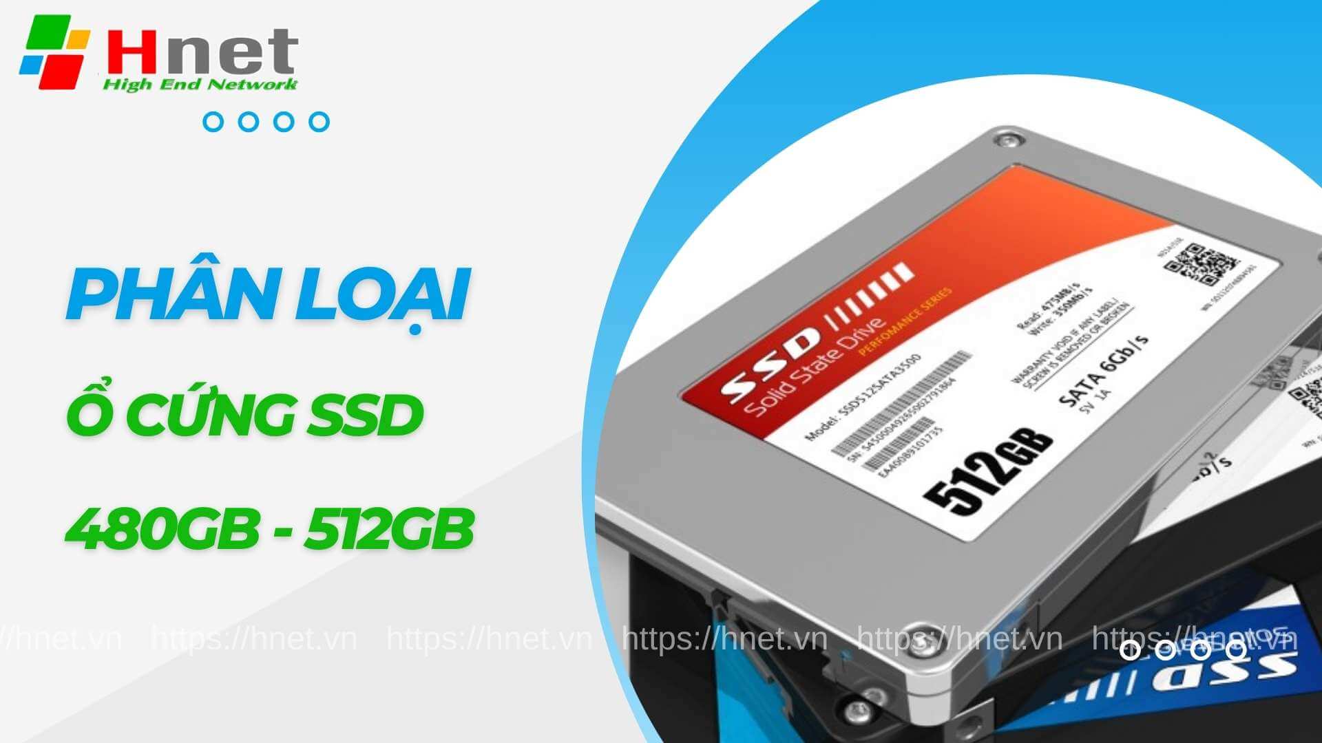 Các loại ổ cứng SSD 480GB - 512GB