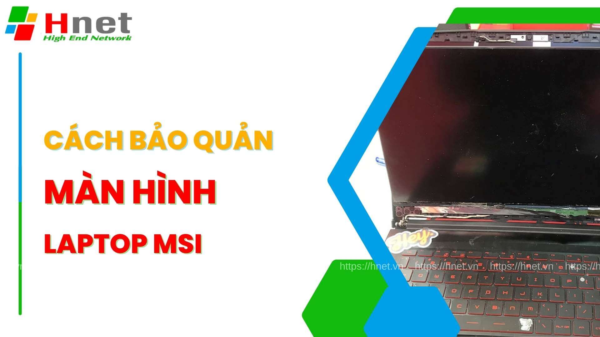 Cách bảo quản màn hình laptop MSI