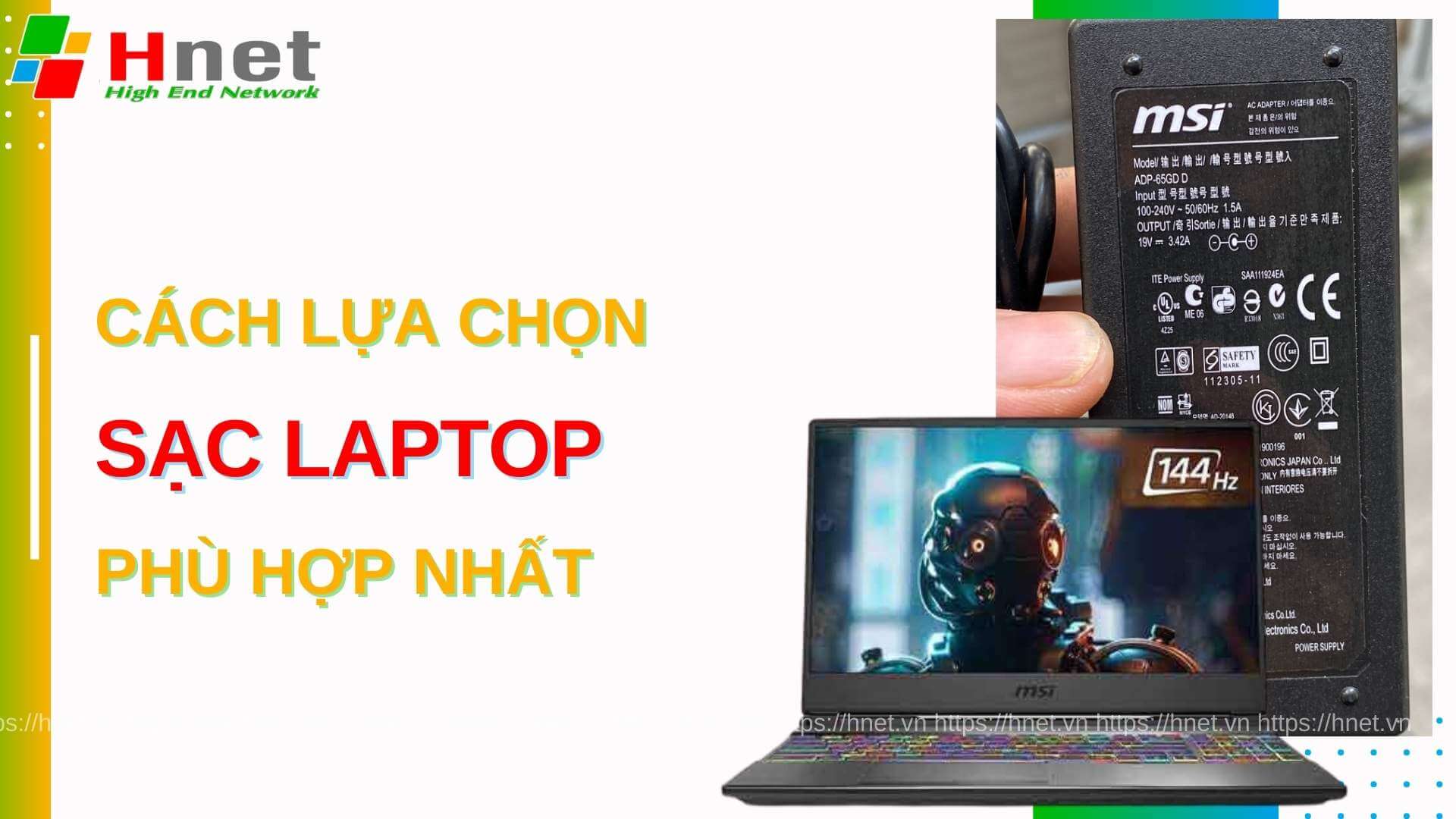 Cách lựa chọn sạc laptop MSI phù hợp với máy