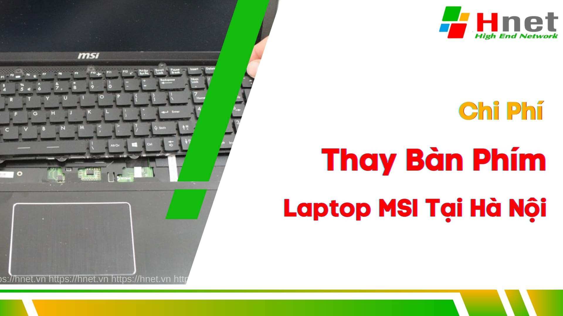 Chi phí thay bàn phím Laptop MSI tại Hà Nội