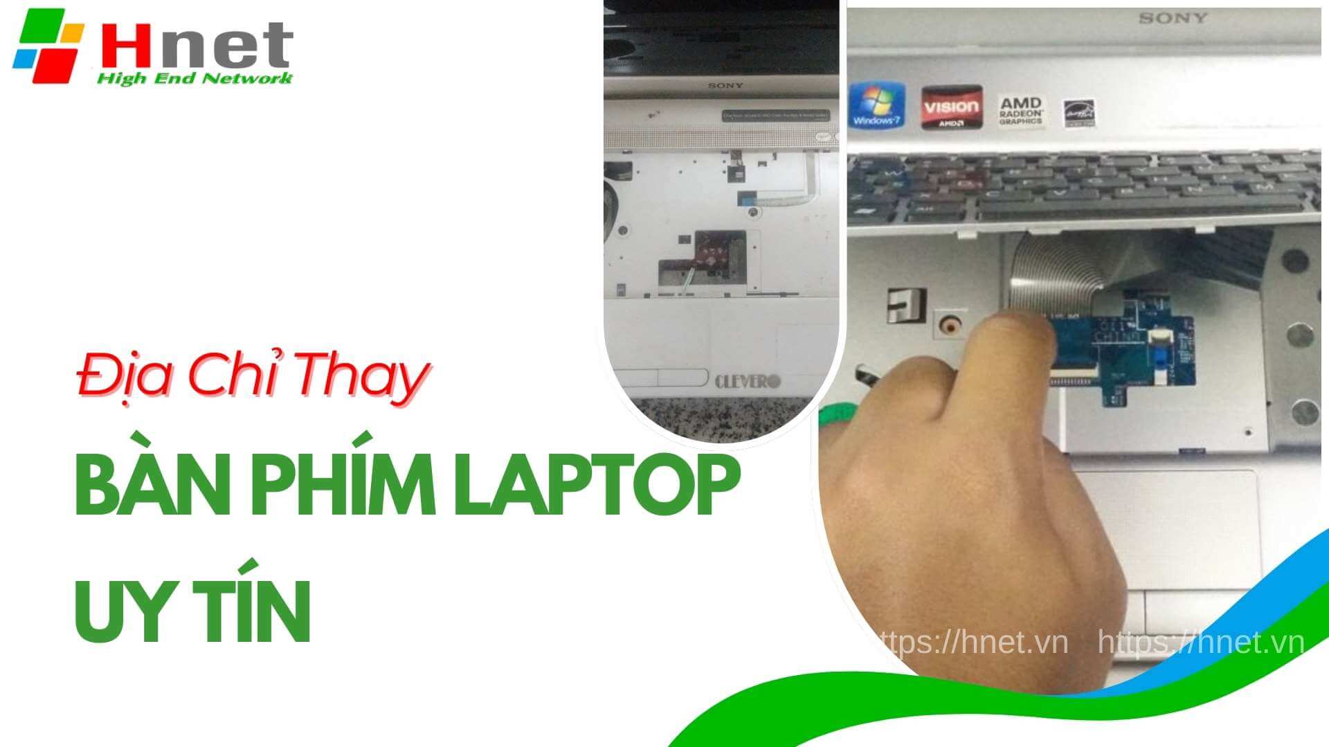 Địa chỉ cung cấp và thay bàn phím Laptop Sony