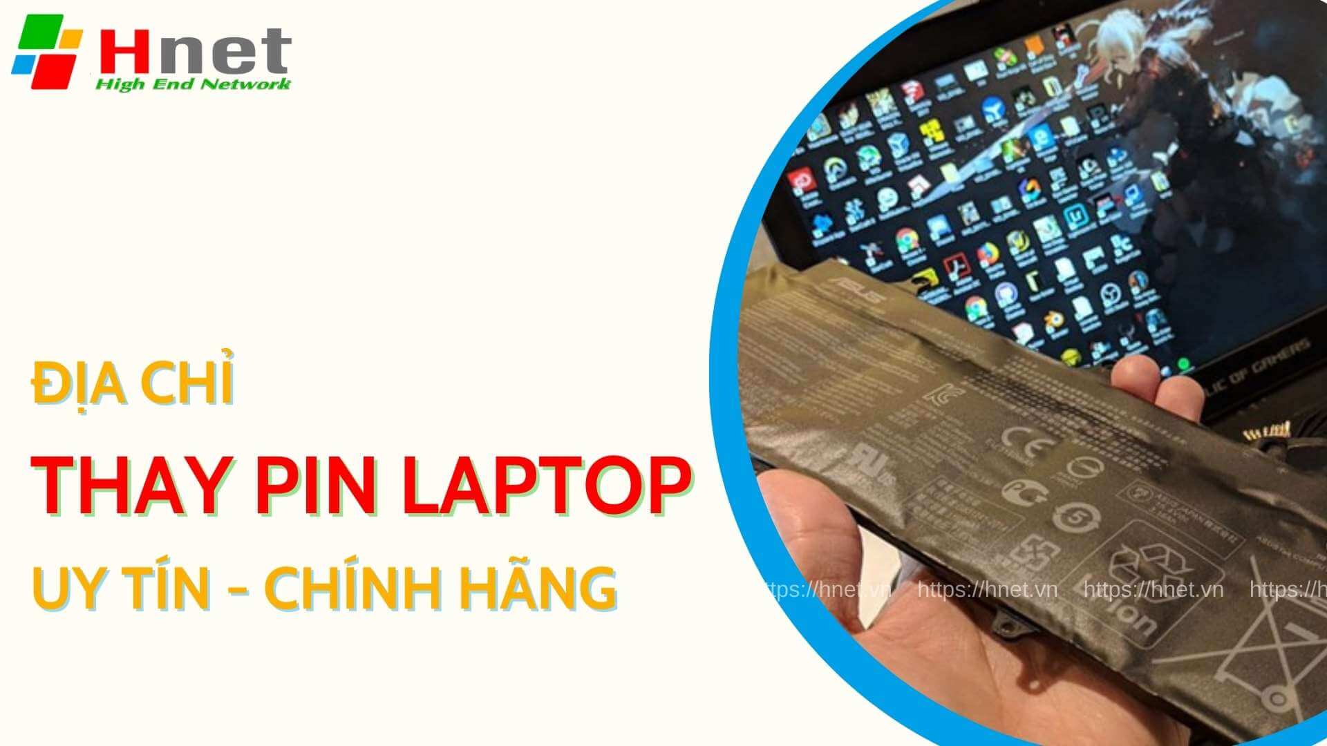 Địa chỉ thay pin laptop Asus uy tín tại Hà Nội