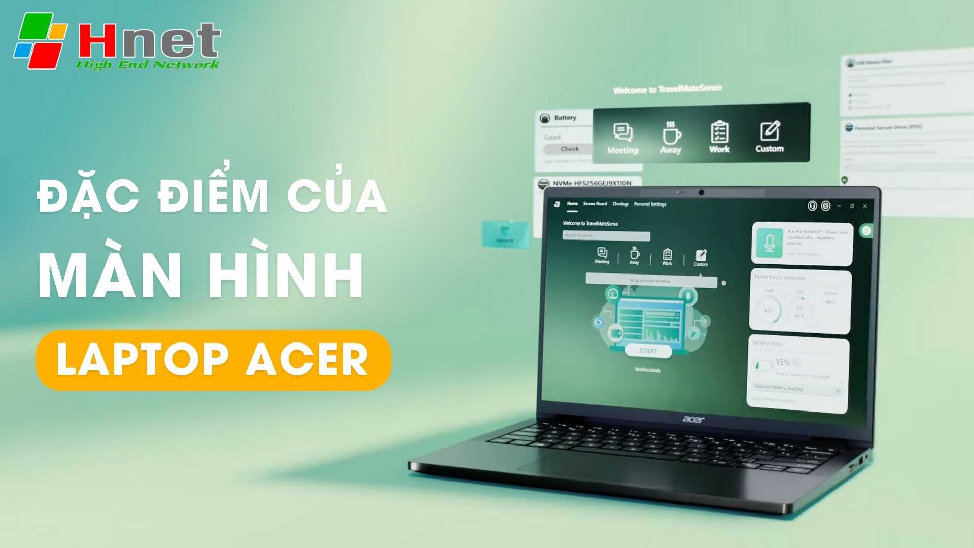 Giới thiệu về màn hình laptop Acer