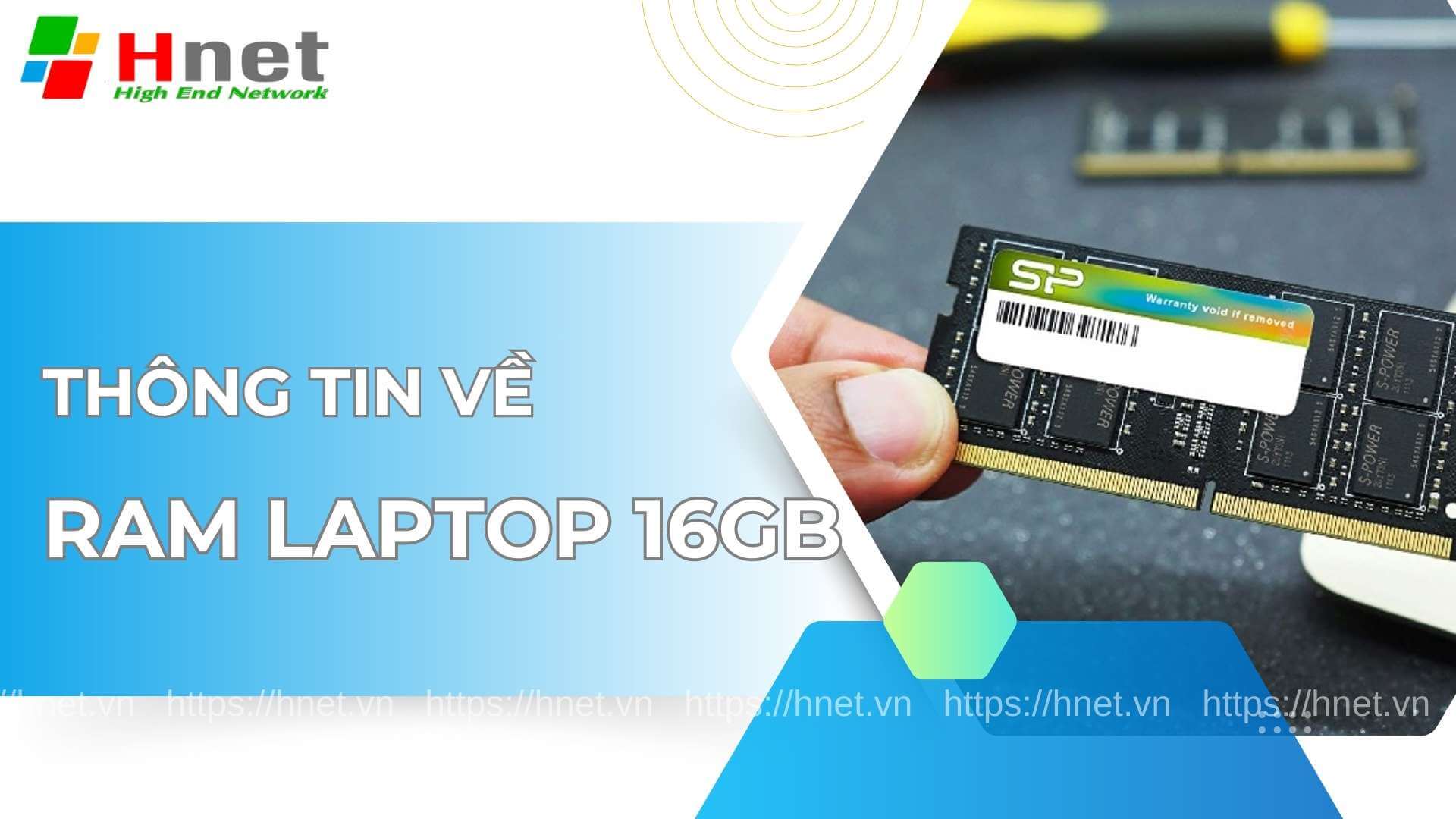 Giới thiệu về RAM laptop 16GB