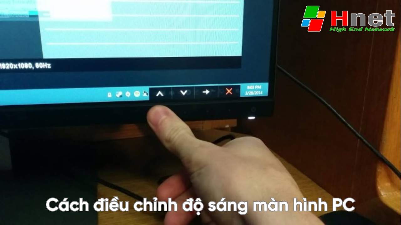 Hướng dẫn cách tăng độ sáng màn hình PC