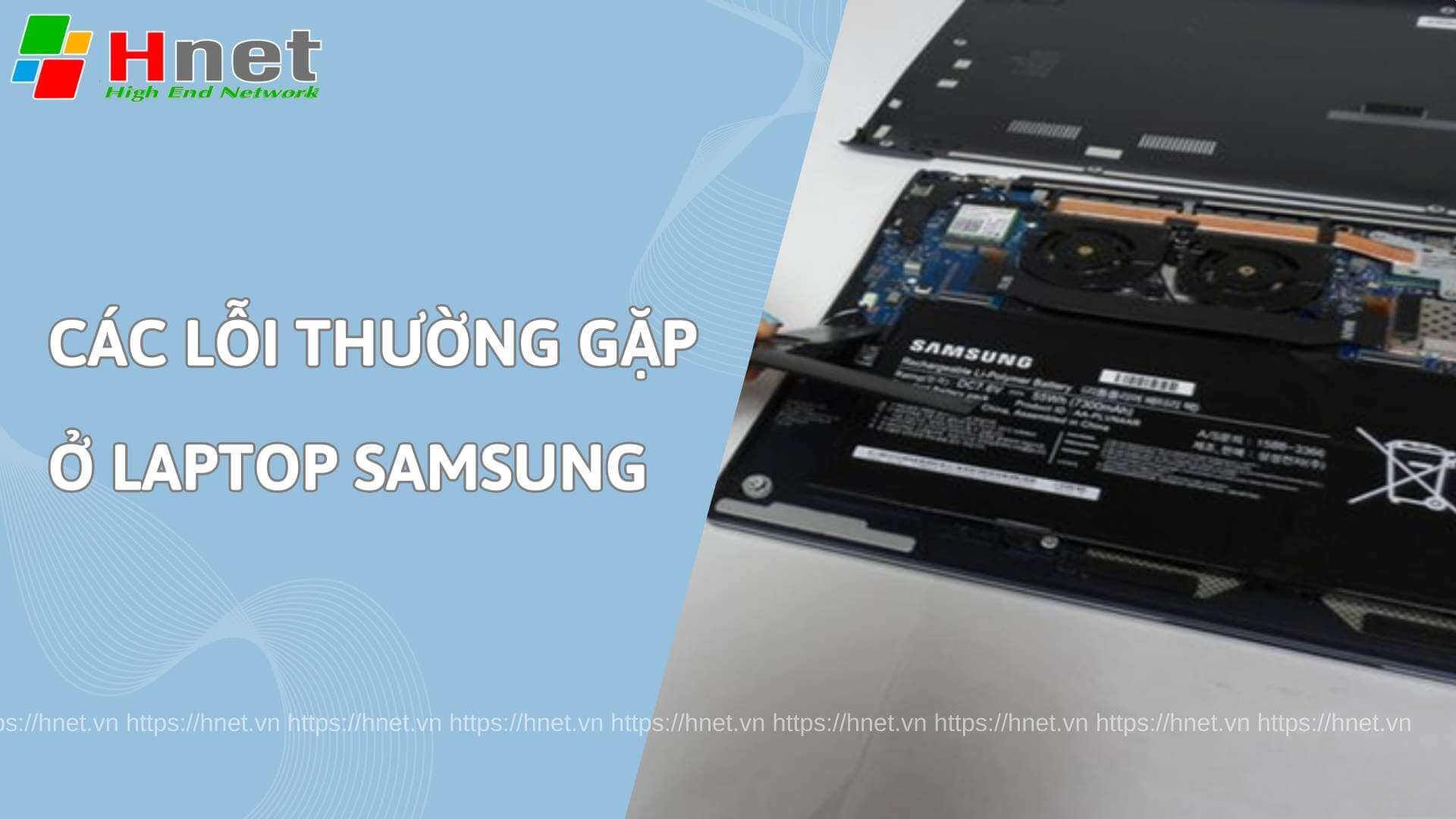 Một số lỗi thường gặp trên Laptop Samsung