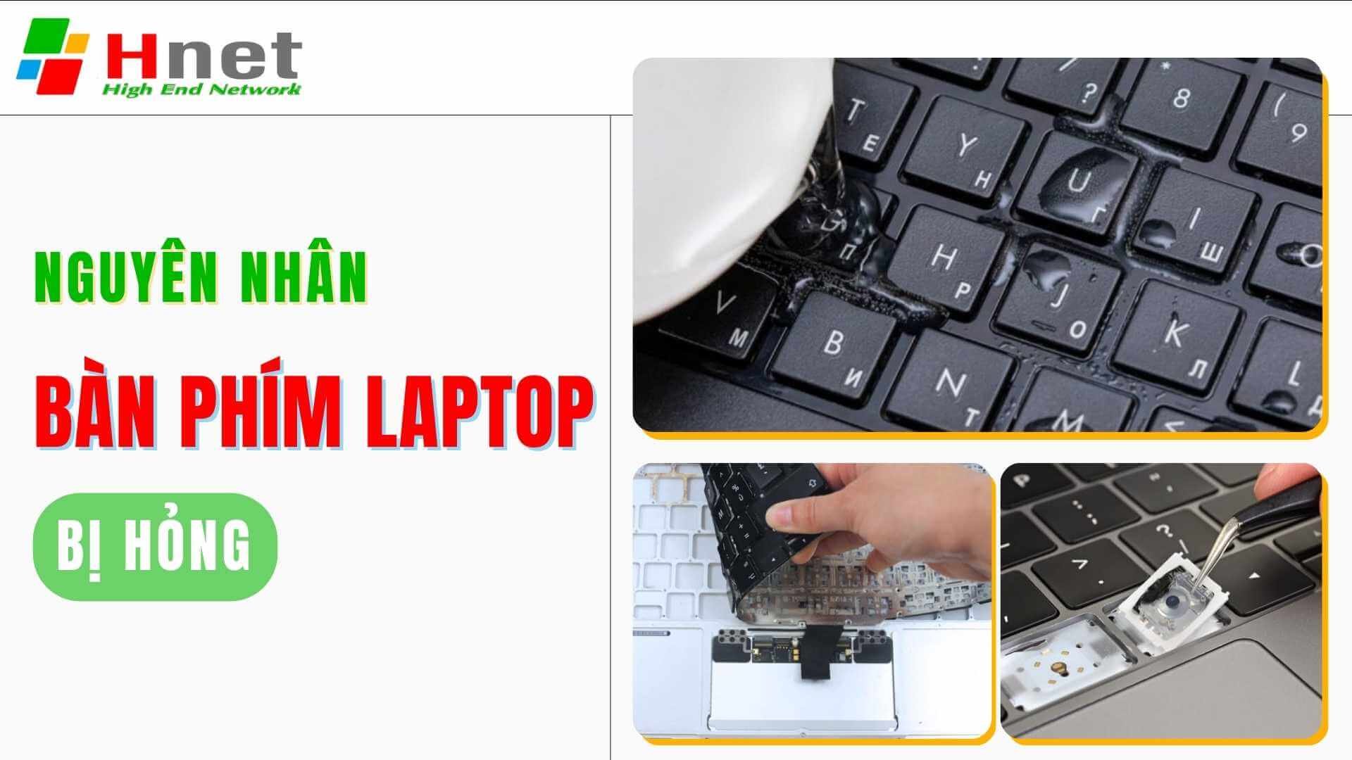 Nguyên nhân khiến bàn phím laptop Asus bị hỏng