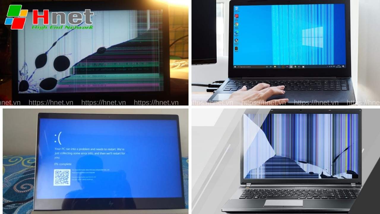 Dấu hiệu cho thấy màn hình Laptop HP bị hỏng