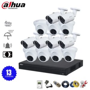 Bộ 13 camera IP Dahua 4MP phân giải 2K+