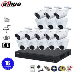 Bộ 16 camera IP Dahua 4MP phân giải 2K+