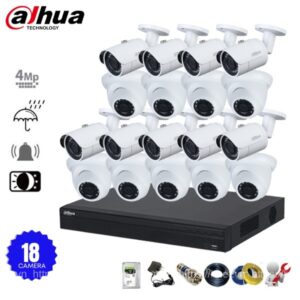 Bộ 18 camera IP Dahua 4MP phân giải 2K+