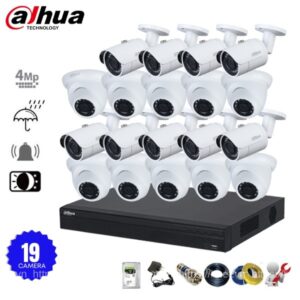 Bộ 19 camera IP Dahua 4MP phân giải 2K+