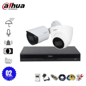 Bộ 2 Camera IP Dahua 8MP - chất lượng hình ảnh 4K