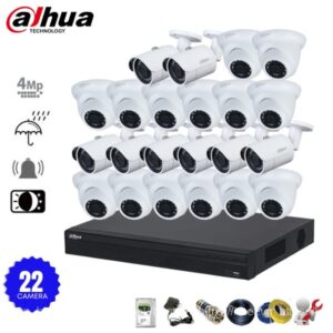 Bộ 22 camera IP Dahua 4MP phân giải 2K+