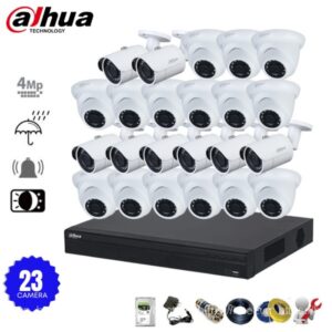 Bộ 23 camera IP Dahua 4MP phân giải 2K+