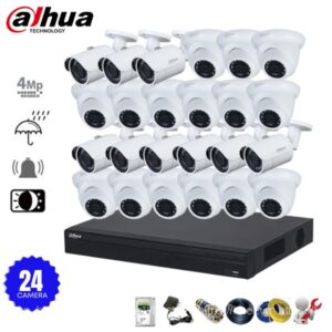 Bộ 24 camera IP Dahua 4MP phân giải 2K+