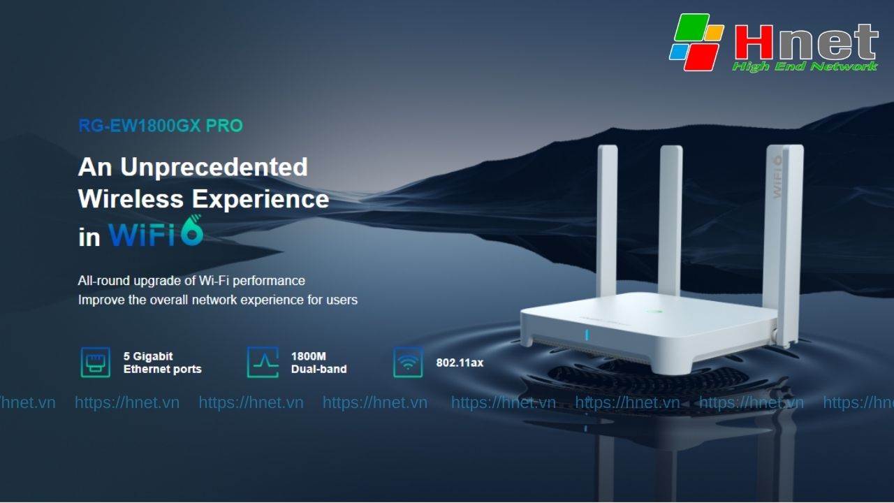 Bộ phát WiFi Ruijie được tích hợp nhiều ưu điểm nổi bật