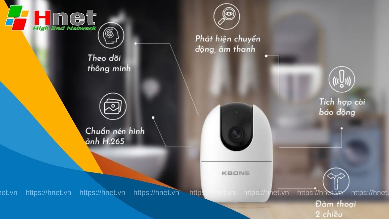 Camera Wifi không dây được tích hợp nhiều tính năng thông minh