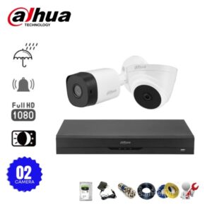 Trọn bộ 2 mắt camera Dahua 2MP Full HD