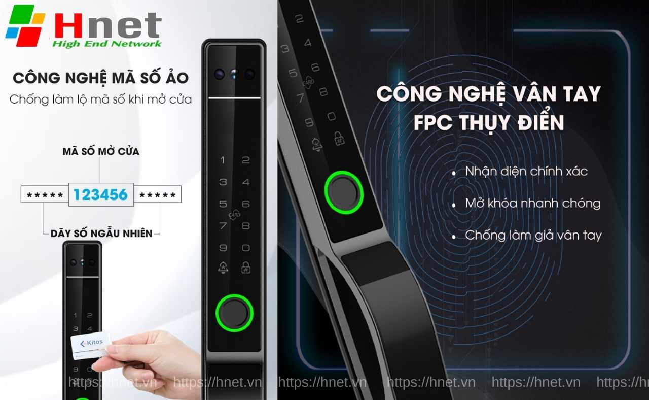 Khoá ALS5 Face ID được ứng dụng nhiều phương thức mở khoá