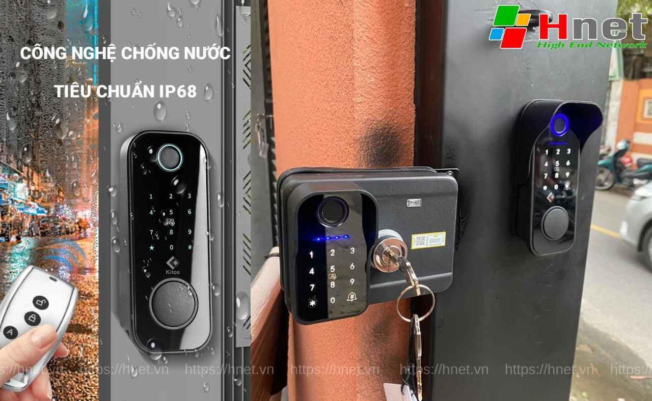 Khoá Kitos KT DL04 Pro có thiết kế chống nước, bền bỉ