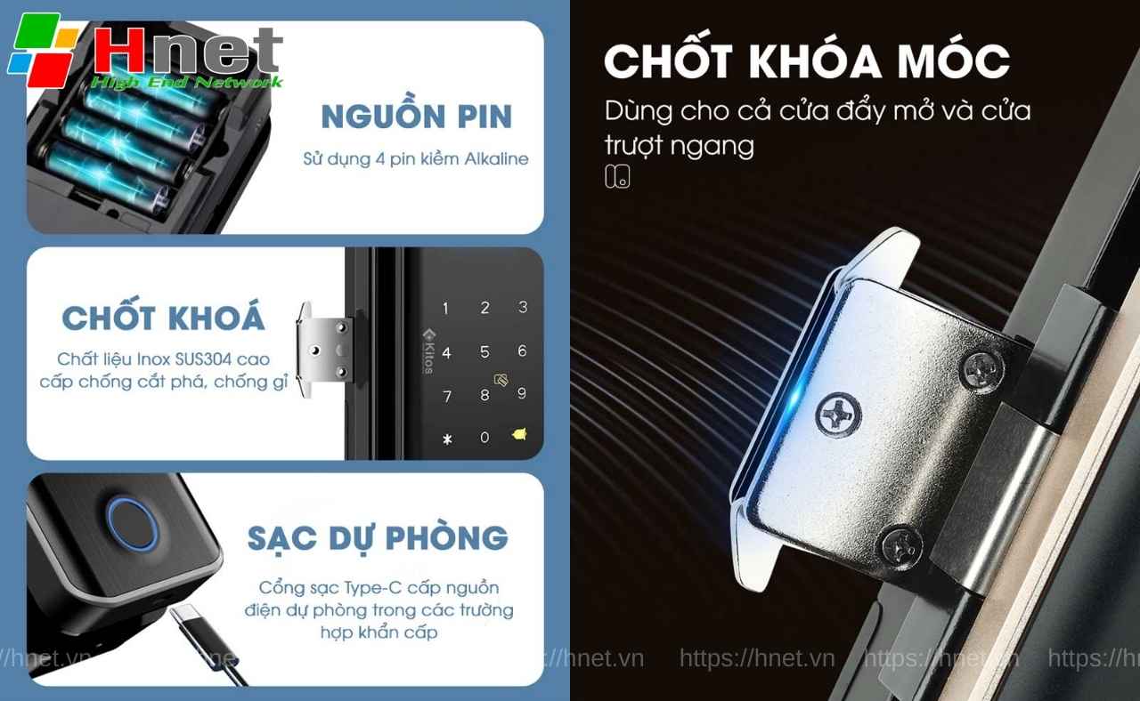 Khoá vân tay GL30 Pro được thiết kế thông minh