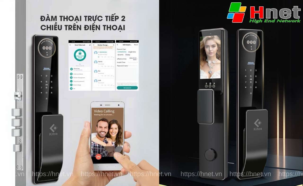 Ứng dụng phương thức mở khoá qua App trên điện thoại