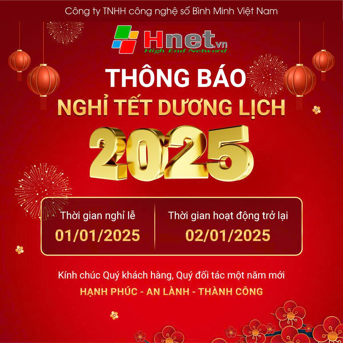 Thông báo lịch nghỉ tết 2025