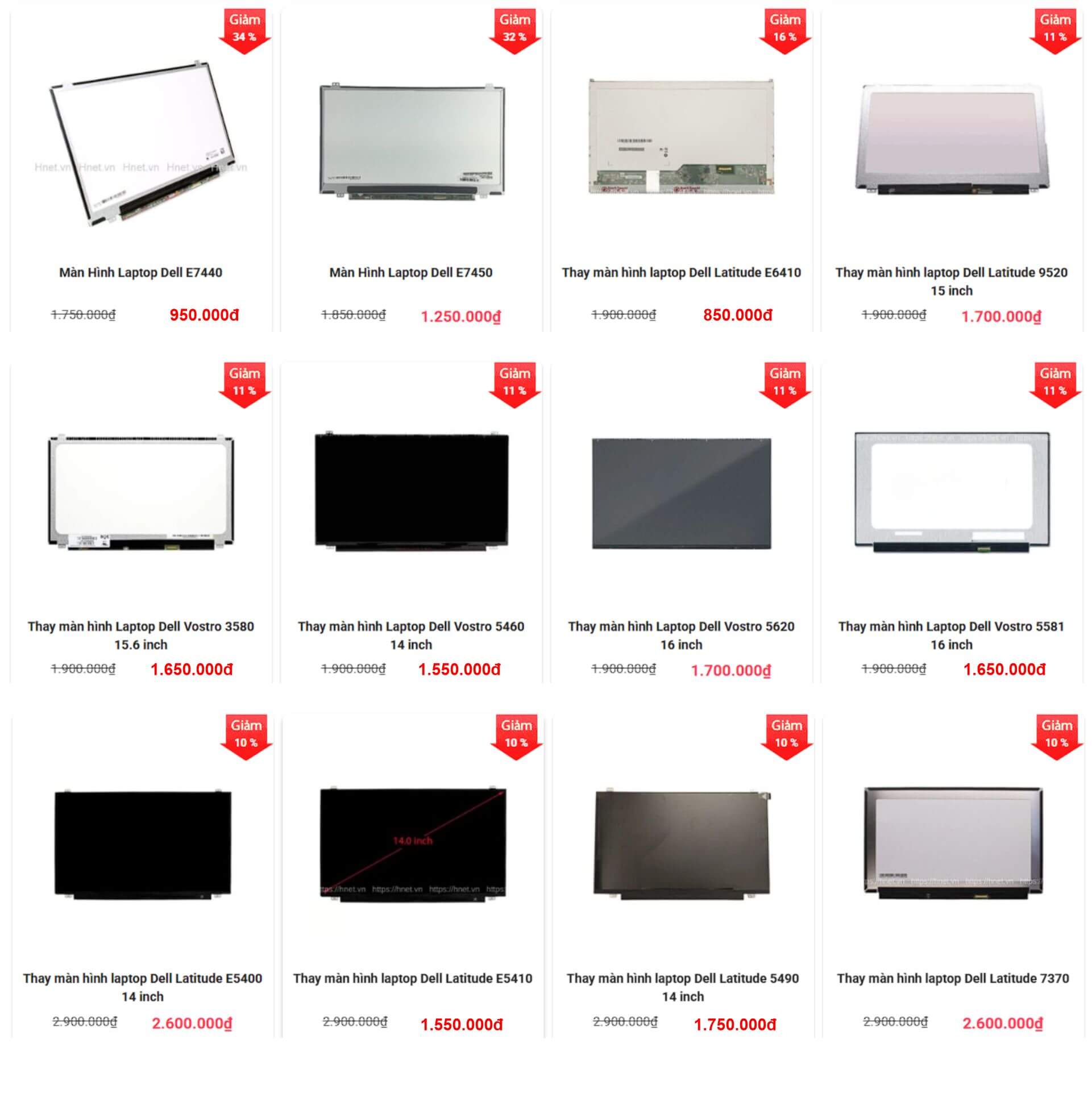 mua màn hình laptop Dell